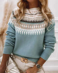 Cashmere Blend Relaxed Fit Sweater for Women - Soft & Versatile 0