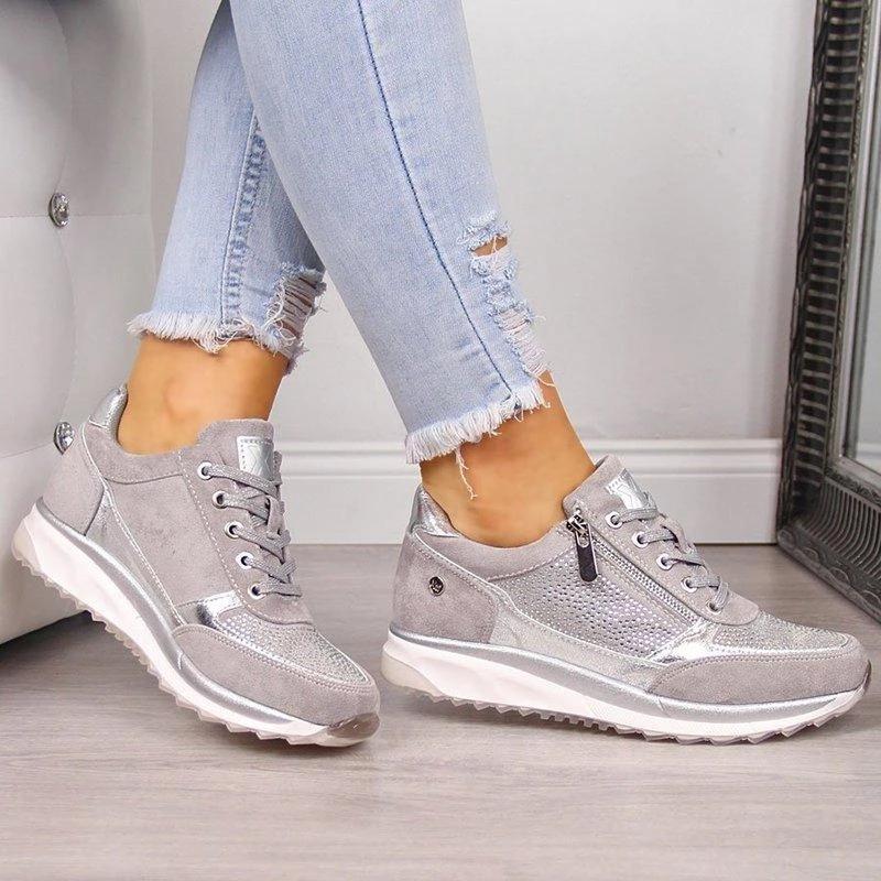 Comfortable Walking Shoes for Women with Supportive Arch and Non-Slip Sole 8
