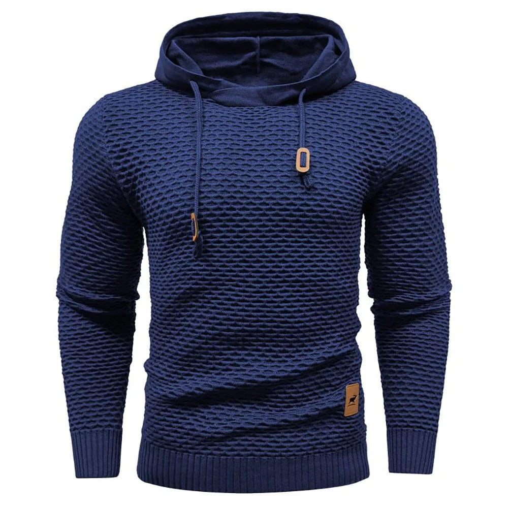 Fitted Cotton-Blend Hoodie with Elastic Cuffs for Everyday Comfort 4