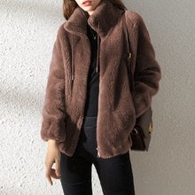 High-Neck Double-Faced Fleece Jacket for Men and Women 1