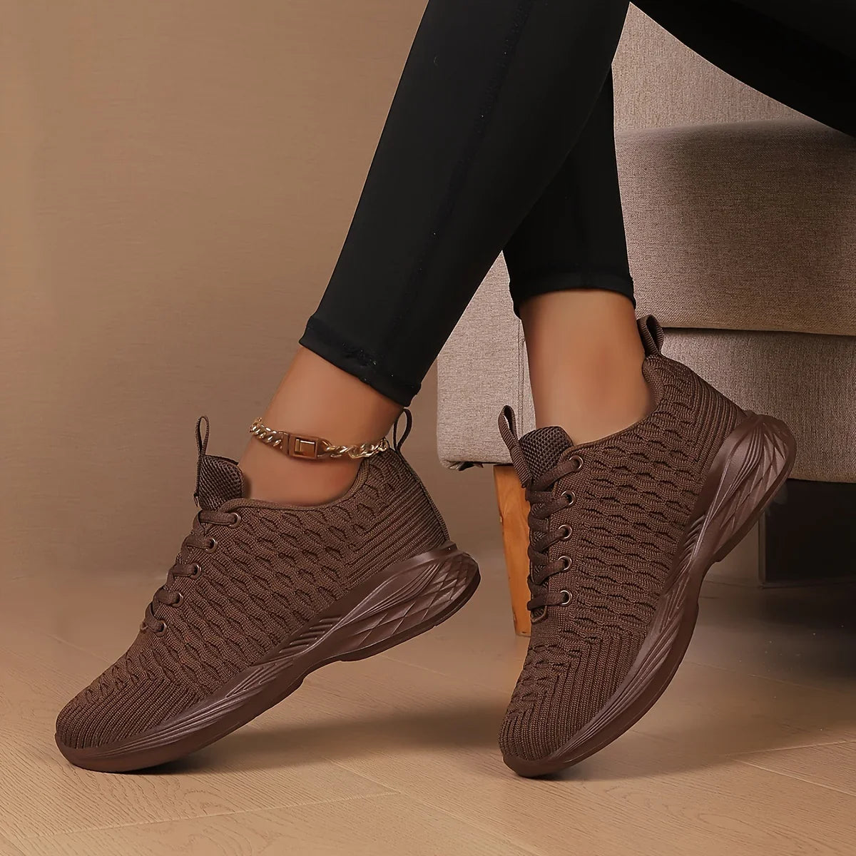 Lightweight Knit Sneakers for Women - Best Walking Shoes for Comfort 2