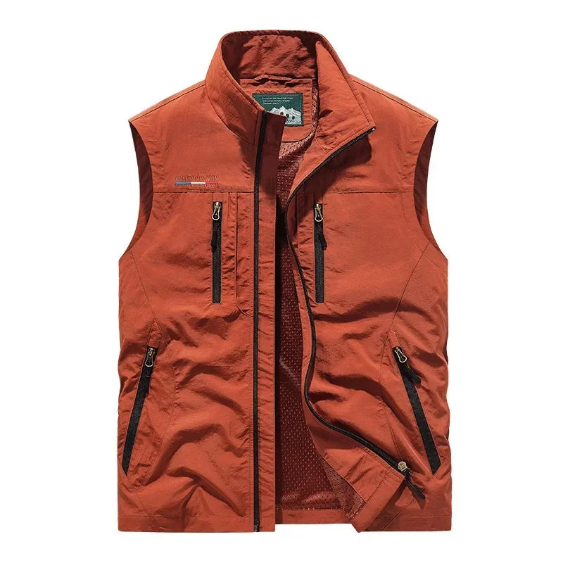 Lightweight Multi-Pocket Utility Vest for Men and Women 0