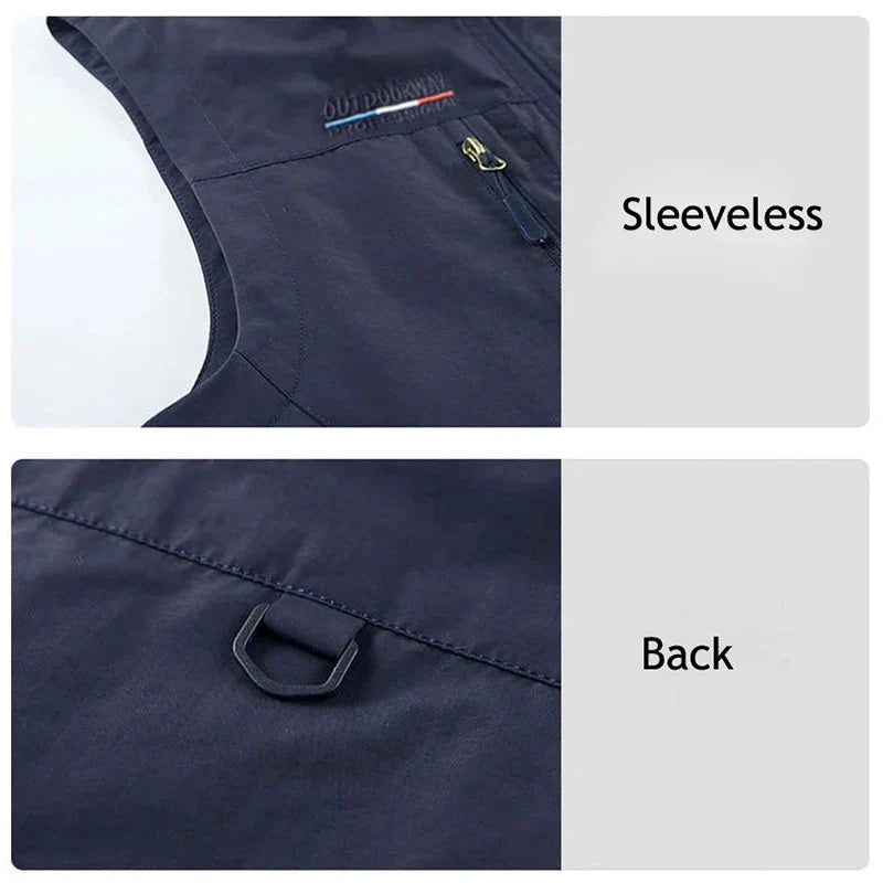 Lightweight Multi-Pocket Utility Vest for Men and Women 7