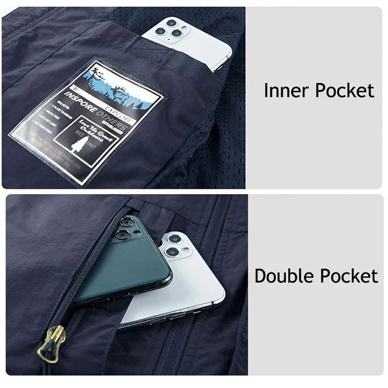 Lightweight Multi-Pocket Utility Vest for Men and Women 8