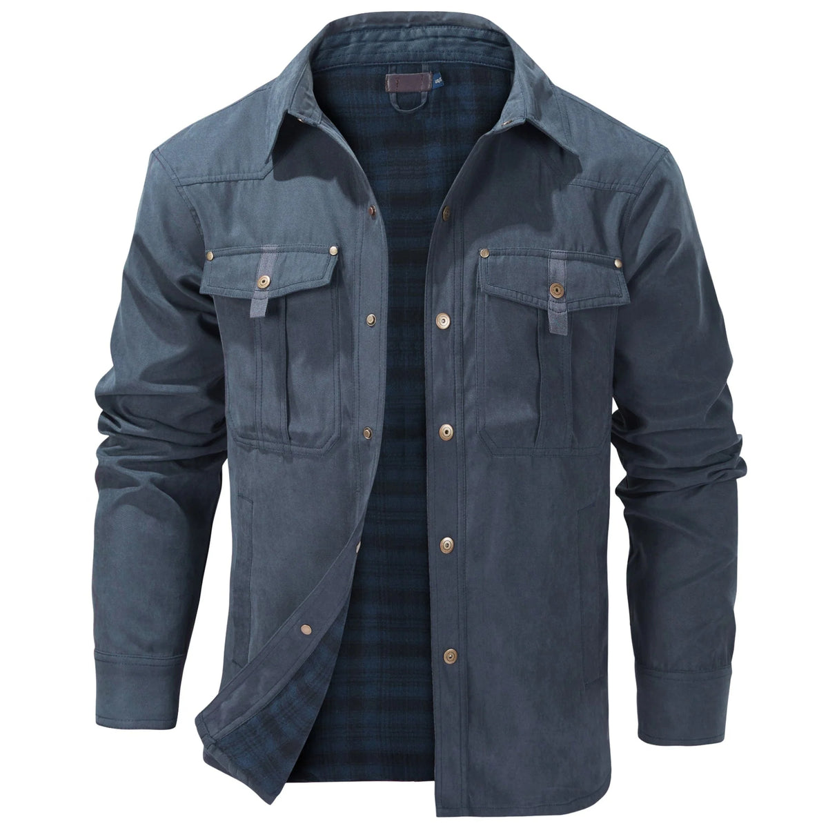 Multi-Season Outdoor Work Jacket with Insulated Flannel Lining 2
