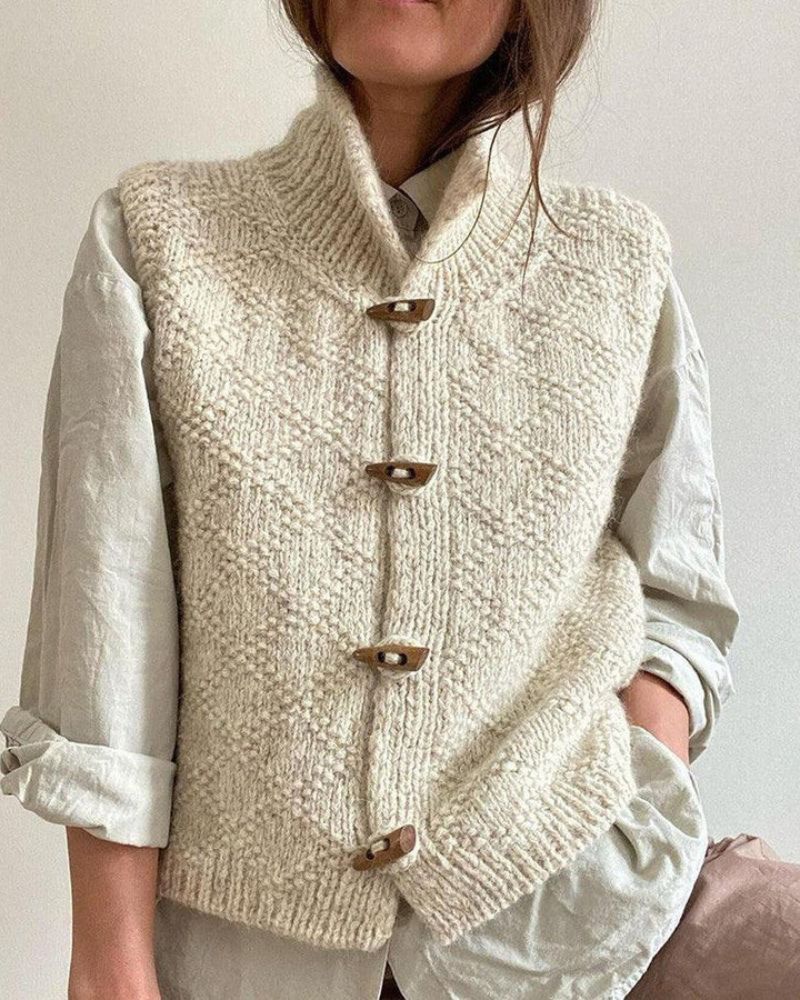 Sleeveless Tailored Womens Gilet for Effortless Layering 1