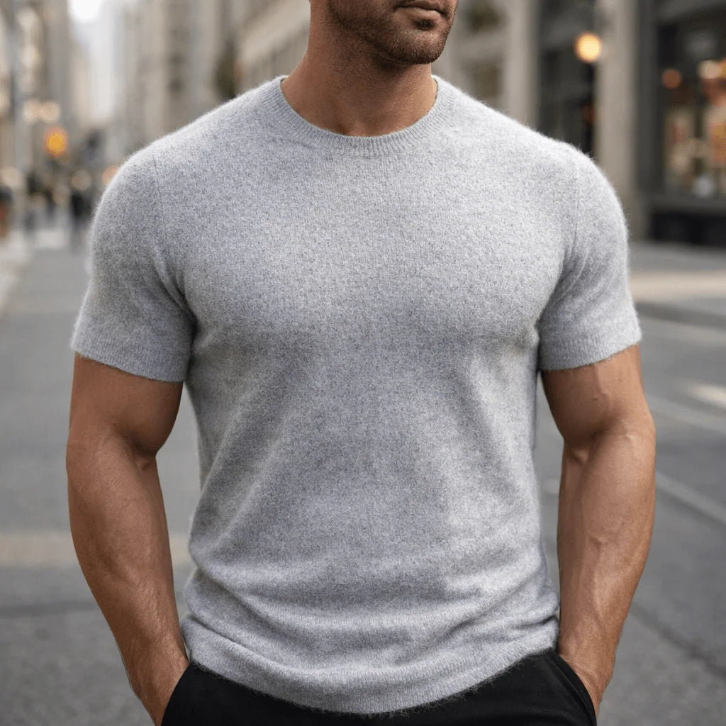 Soft Lightweight Cashmere Blend Tee for Everyday Wear 5
