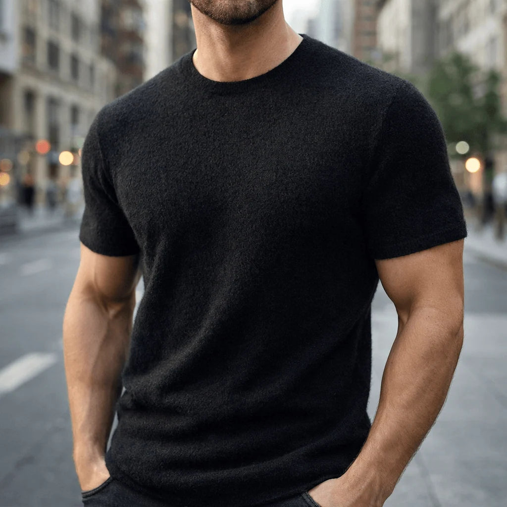 Soft Lightweight Cashmere Blend Tee for Everyday Wear 6