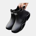 Waterproof Women's Chelsea Rain Boots with Chunky Platform Sole 0