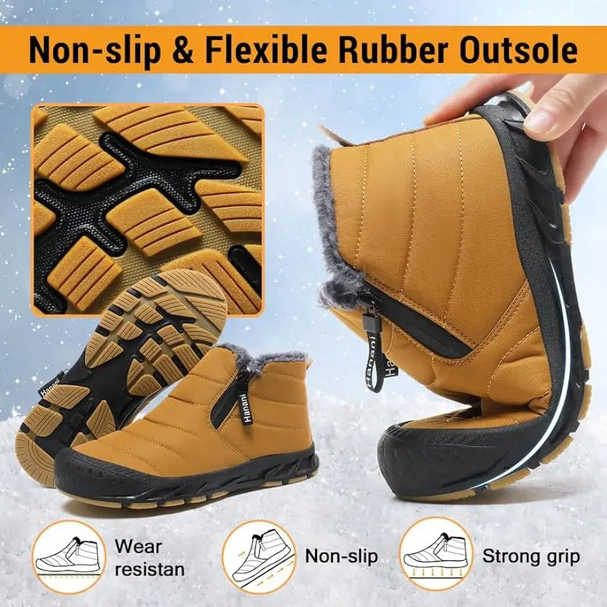 Waterproof Women's Snow Boots with Faux Fur Lining and Non-Slip Sole 3