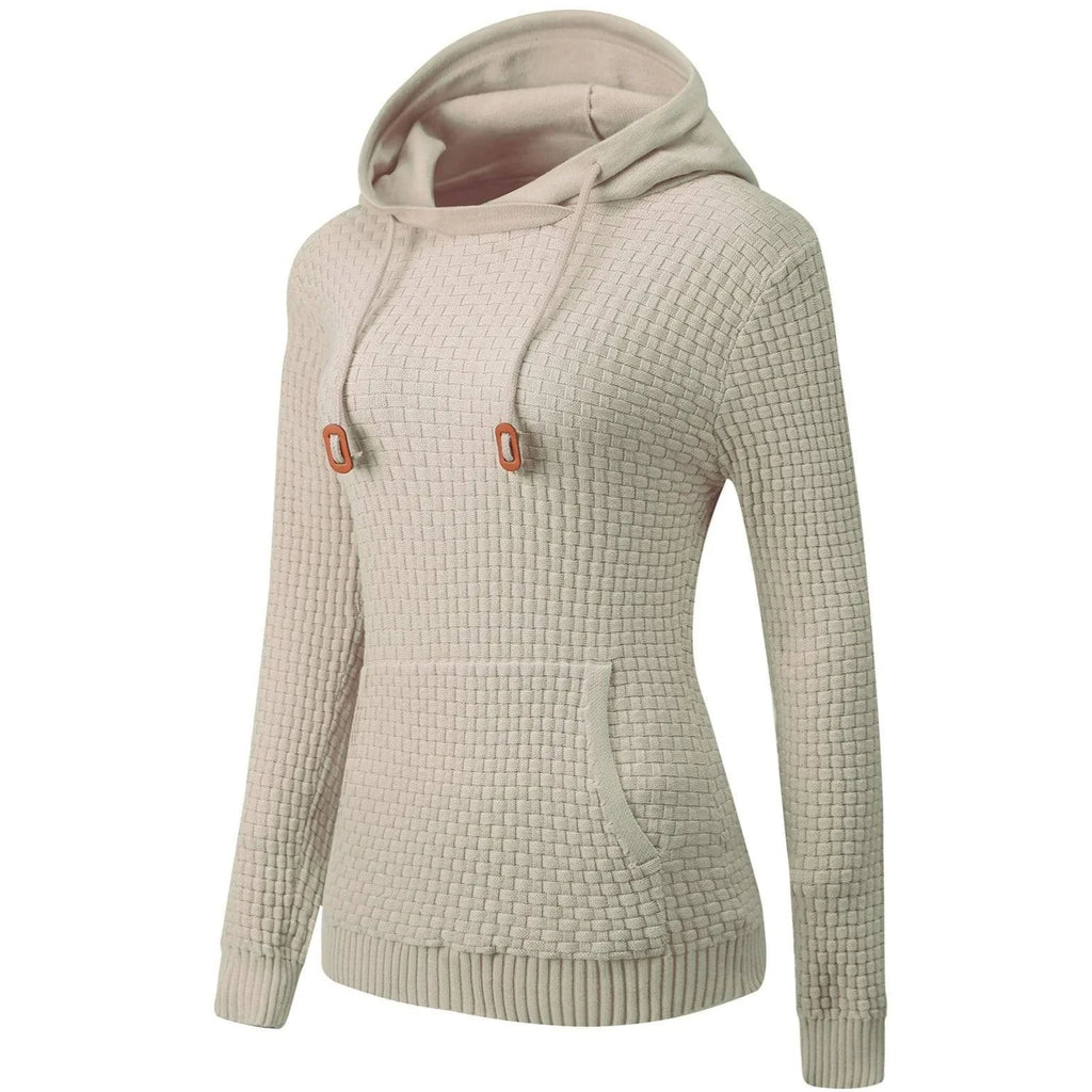 Women's Casual Hoodie in Breathable Cotton-Polyester Blend 0