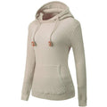 Women's Casual Hoodie in Breathable Cotton-Polyester Blend 0