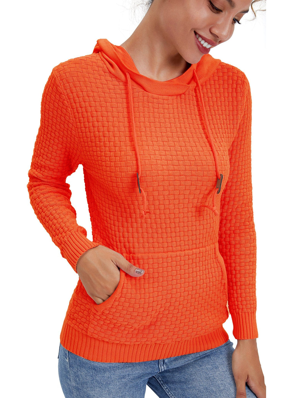 Women's Casual Hoodie in Breathable Cotton-Polyester Blend 7