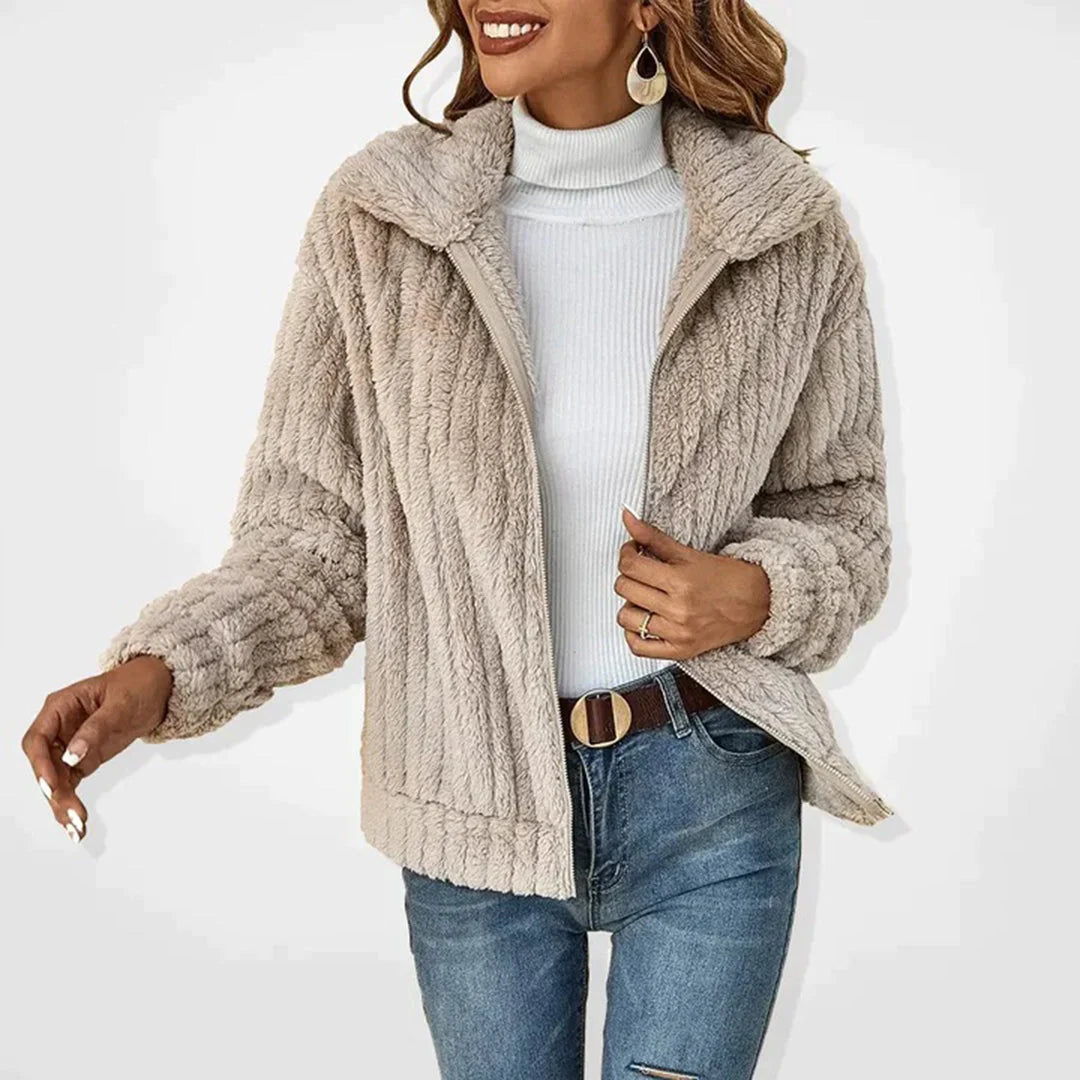 Women's Long Fleece Vest with Zipper and Pockets for Everyday Wear 0