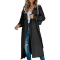 Women's Long Lightweight Trench Coat - Versatile Transitional Jacket 0