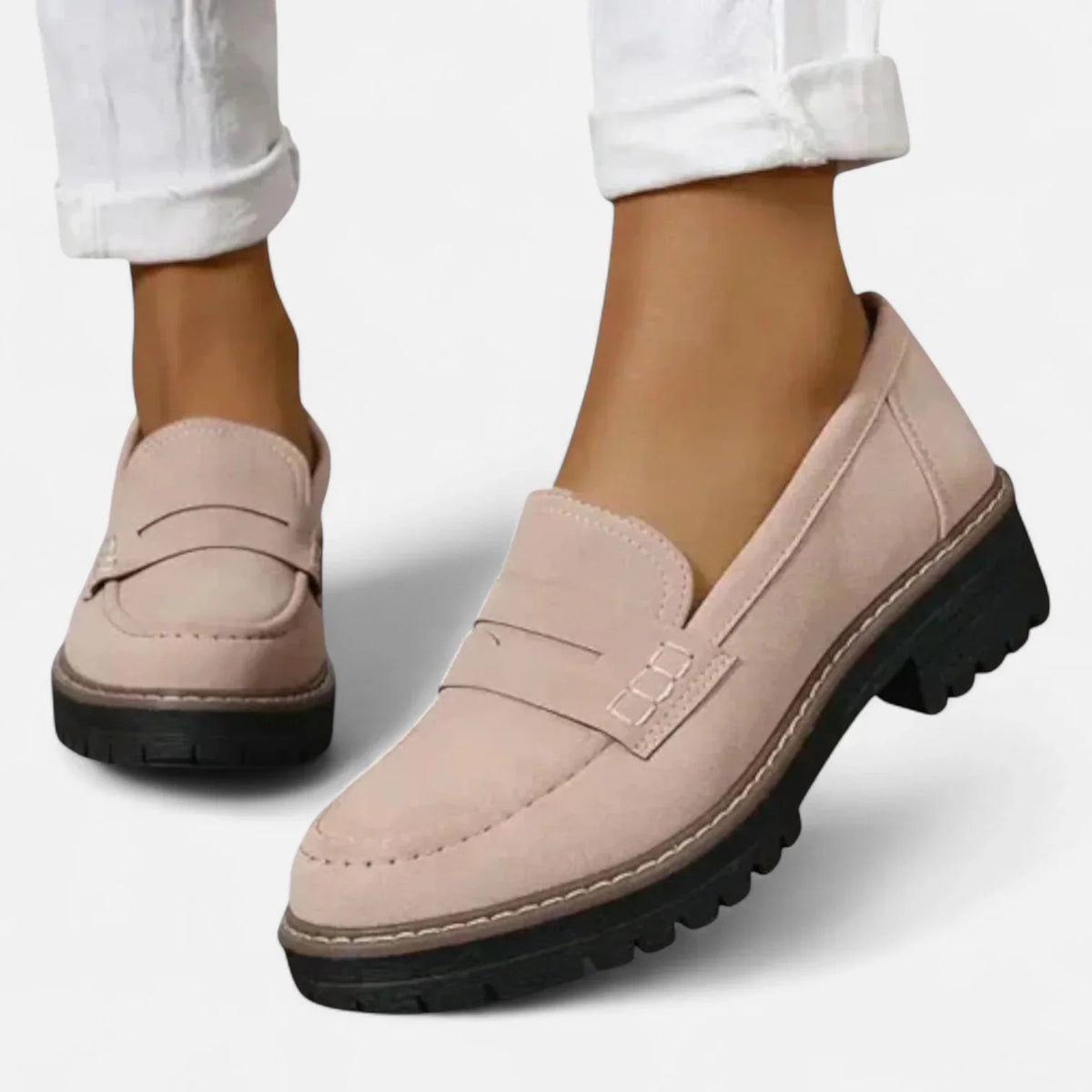 Women's Moccasins with Arch Support and Lightweight Sole for All-Day Comfort 1