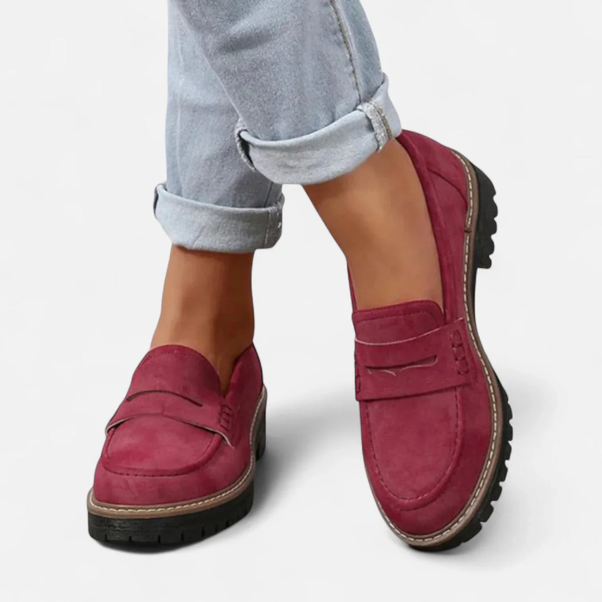 Women's Moccasins with Arch Support and Lightweight Sole for All-Day Comfort 6