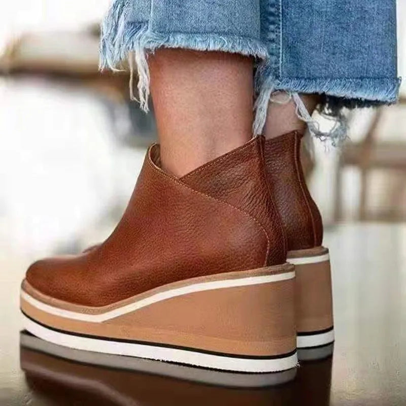 Women's Orthopedic Ankle Boots with Arch Support for Foot Pain Relief 6